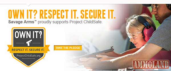 Savage Arms Partners w/ Project ChildSafe'