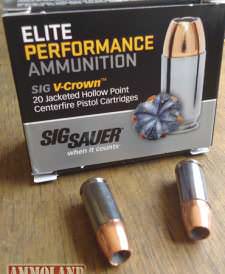 Sig Sauer V-Crown 9mm Ammo Sig Sauer V-Crown 9mm Ammo