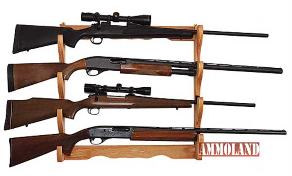 Allen Wall Display 4 Gun Rack