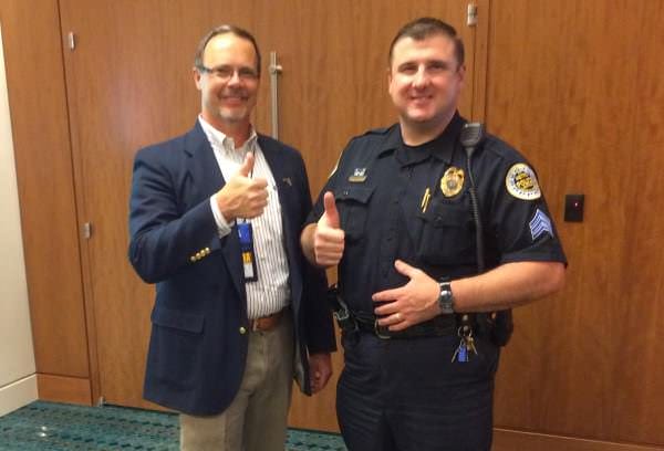 I had the pleasure of meeting one of Nashville Metro PD's finest, Officer Rob B.