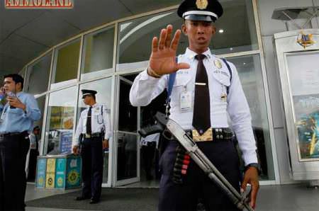 Philippine Mall Security Guards