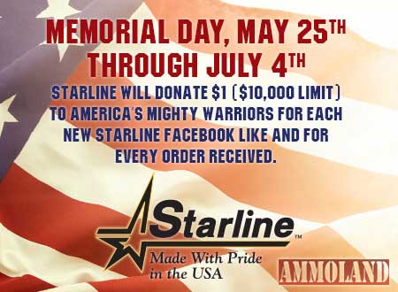 Starline Brass Supports America’s Mighty Warriors