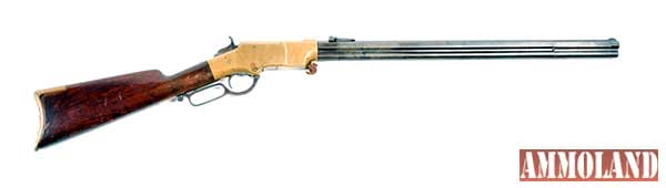 Lot 480 - Civil War era Martial Henry lever-action rifle, documented as issued to Company B, First DC Cavalry, estimate $25,000-$45,000. Morphy Auctions image