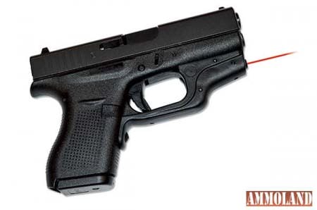 Crimson Trace LG-443 Laserguard on a Glock Model 42 Pistol
