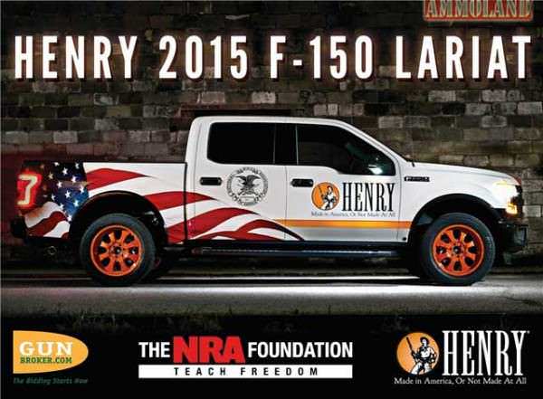 Henry Repeating Arms Customized 2015 Ford Lariat F-150 4x4 Supercrew Truck