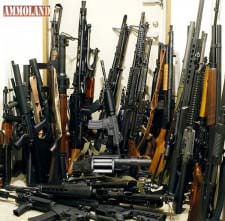 Many of these are of the AR and AK variety; semiautomatic versions of the American and Russian issued weapons.