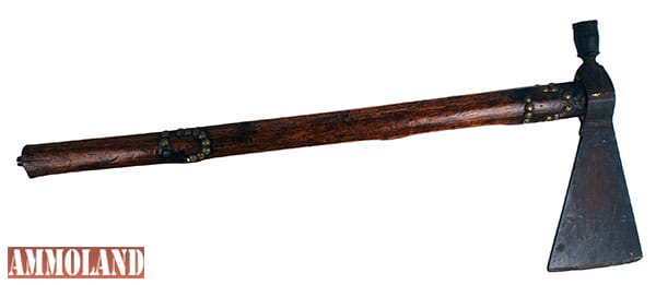 Pipe tomahawk: Classic example of a mid-19th century American Plains Indian pipe tomahawk, in overall very good condition (minimum bid: $10,000).