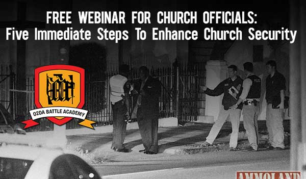 Free Webinar For Church Officials: Five Immediate Steps To Enhance Church Security