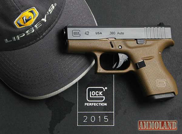 Lipsey's Flat Dark Earth (FDE) version of the Glock 42