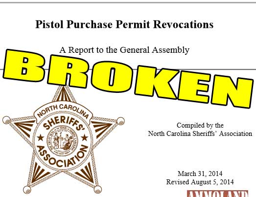 NC Sheriff's Report Exposes Broken Pistol Purchase Permit System