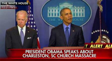 Obama Set New Record Exploiting Murdered Church Members To Push Gun Control