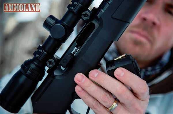 Savavge Arms A17 17 HMR Rifle rotary magazine Savavge Arms A17 17 HMR Rifle rotary magazine