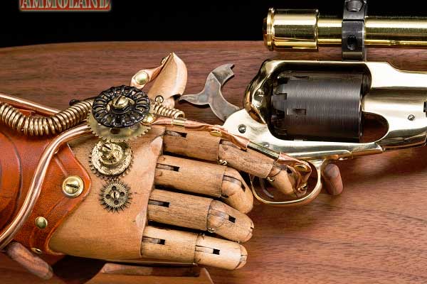 Steam Punk Art "World’s First Automatic Handgun"