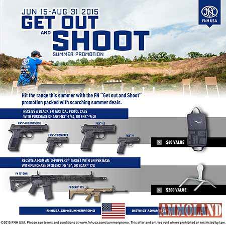 FNH USA - "Get Out and Shoot" Summer Sales Promotion