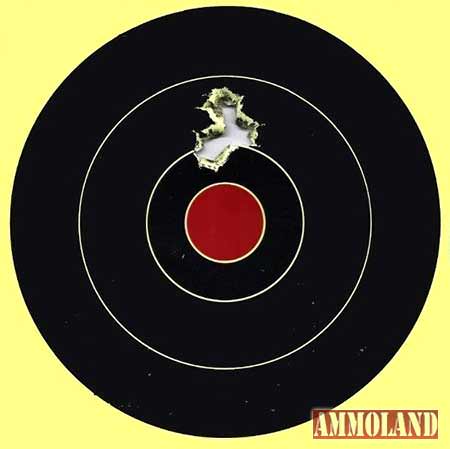 Accura MR Four - 250 grain Aerolites at 100 yds with 2 White Hots pellets