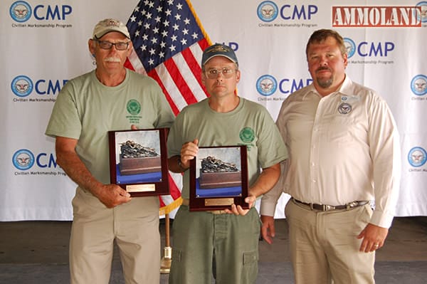 Team â€œDouble D,â€ consisting of Douglas Armstrong, 55, of Lexington, NC, and Glendale â€œDonâ€ Rutherford, 63, of Tallapoosa, GA, was the overall team in the Vintage Sniper Match.
