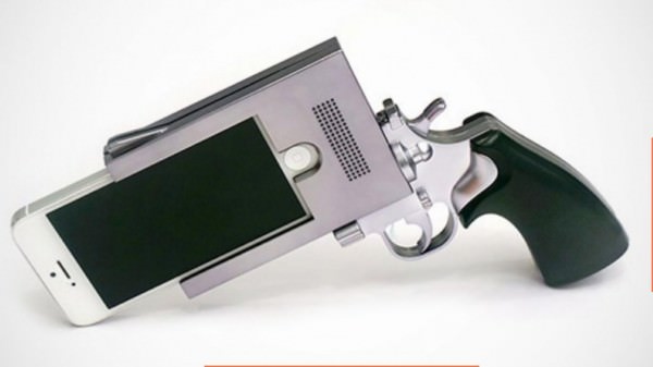 Cel lPhone Gun Colt Revolver