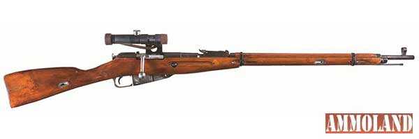 LOT 4343 - Izhevsk Arsenal Marked Soviet Mosin Nagant 1943 Dated Model 91/30 Sniper Rifle with Scope