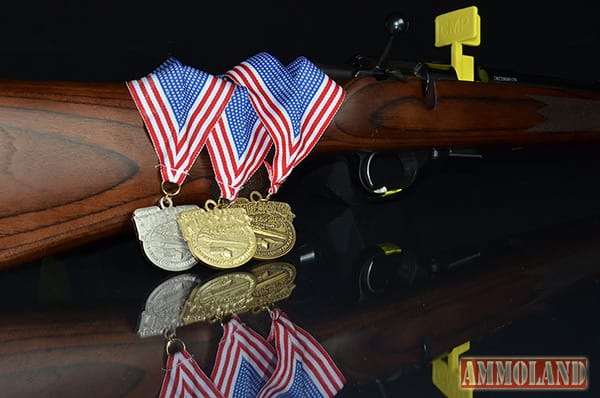 Medals: Rimfire achievement medals are awarded to competitors that fire scores within the established bronze, silver and gold cut-scores.