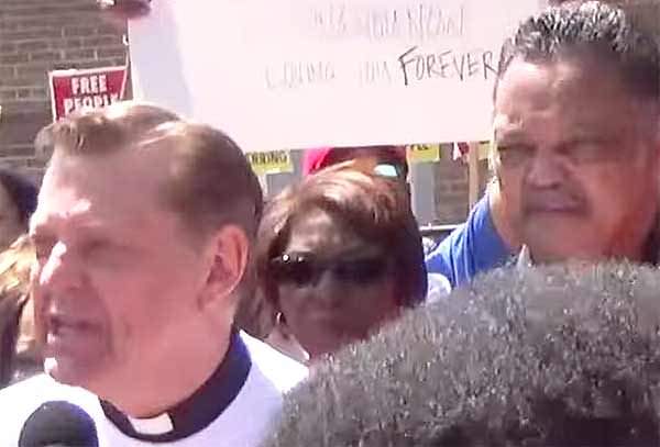 Race Baiters Priest Michael Pfleger and Jessie Jackson