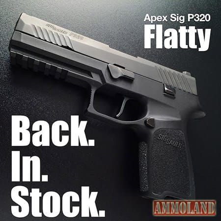 Back In Stock, Apex Shipping Flat-Faced Trigger for Sig Sauer P320