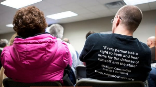 Judge Upholds Open Carry Gun Rights Against Scofflaw School District Michigan Gun Owner sat Meeting