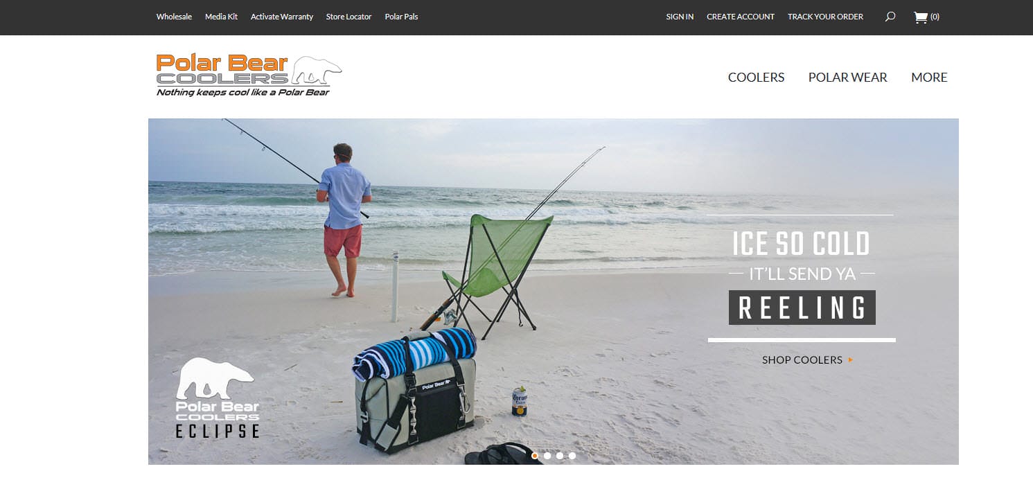 Polar Bear Coolers Website