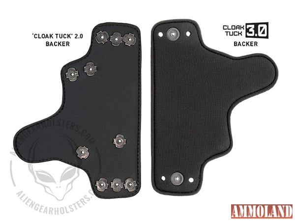 Alien Gear Holsters; Cloak Tuck 3.0 iwb holster; 2v3 backers