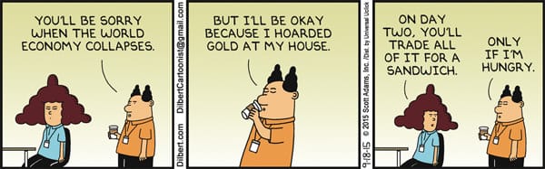 Dilbert on Survival Gold