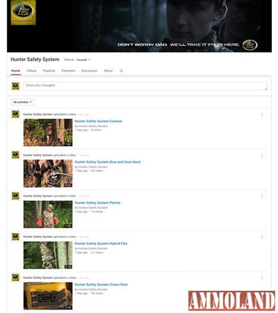 Hunter Safety System is Excited to Announce the Launch of its YouTube Channel