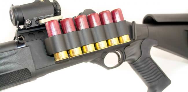 Shotguns are insatiable ammo-eaters, so one thing to consider is extra storage onboard.