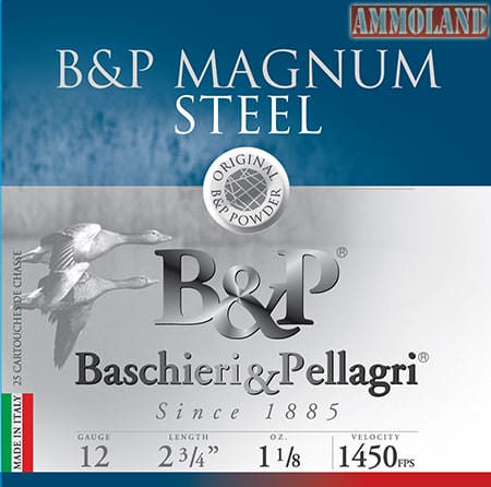 Baschieri & Pellagri Magnum Steel Shotgun Shells for Waterfowl Hunting