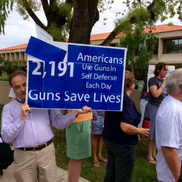 Phoenix Moms Demand Action  Rally in Phoenix Crashed by Second Amendment Supporters