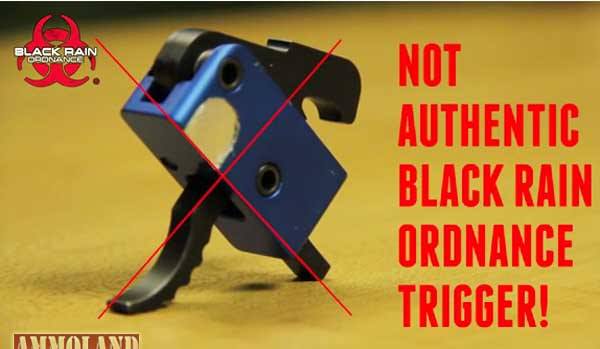 Black Rain Ordnance Response To Fake 'Blue' Triggers Product ~ Video