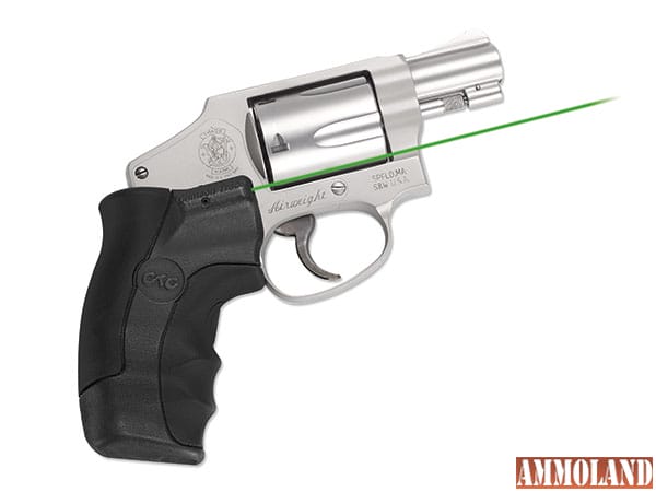 Crimson Trace LG-350 with green laser on a S&W Revolver