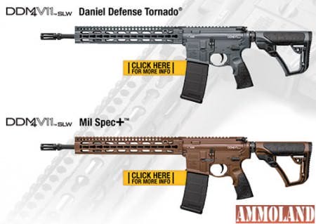 Daniel Defense Tornado and Mil Spec+ Colors Added to Popular DDM4V11 SLW