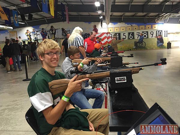 Students at the Ottawa County Career Showcase were given the chance to fire on CMP’s state-of-the-art electronic targets with sporter air rifles – safe, fun and easy to use.