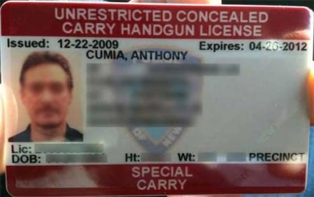 New York Unrestricted Concealed Handgun License