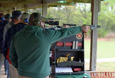 The 2015 CMP pistol rules changes created a new 22 Rimfire Pistol EIC Match. The first ever EIC Match fired under these new rules took place during the CMP Oklahoma Travel Games on 11 April 2015.