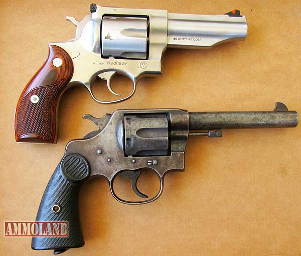 Ruger Redhawk Revolver vs Colt Model 1917 Revolver