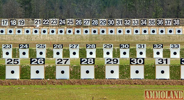 The electronic scoring targets at the CMP’s Talladega Marksmanship Park allow highpower rifle competitors to complete an entire Service Rifle EIC match while firing at 200, 300 and 600 yards while not changing firing points or pulling targets in the pits.