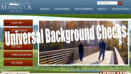 Universal Background Checks Missoula, Mont. City Council