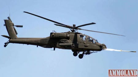 Laser-guided APKWS rocket expected to be deployed on AH-64 Apache helicopters.