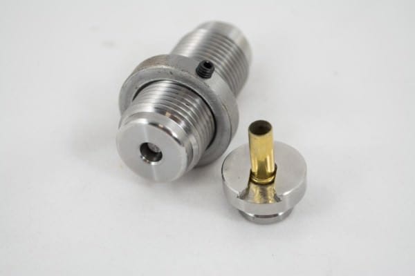 The company offers an optional resizing die that works with any standard single-stage reloading press.