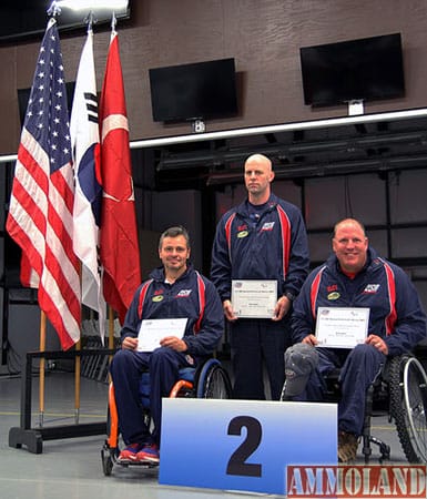 U.S. Pistol Men Win Team Silver at IPC Shooting World Cup