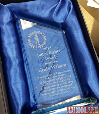 2015 Bill of Rights Award