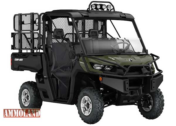 Can-Am Defender Side-By-Side Vehicle Loaded