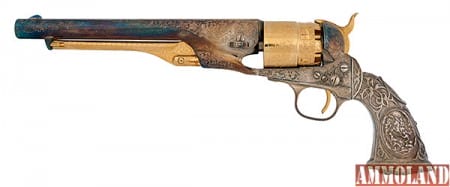 1860 Limited Edition Colt Army Heirloom Revolvers with Hand-Crafted Tiffany Grips Up for Bids in the Goldin Auctions October Legends & Americana Auction