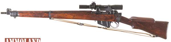 Enfield No. 4 MK1* Bolt Action Rifle with Scope, Bayonet and Sling