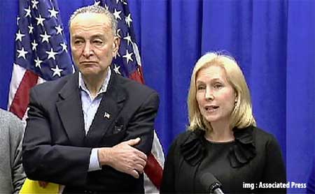 Kirsten Gillibrand and Charles Schumer